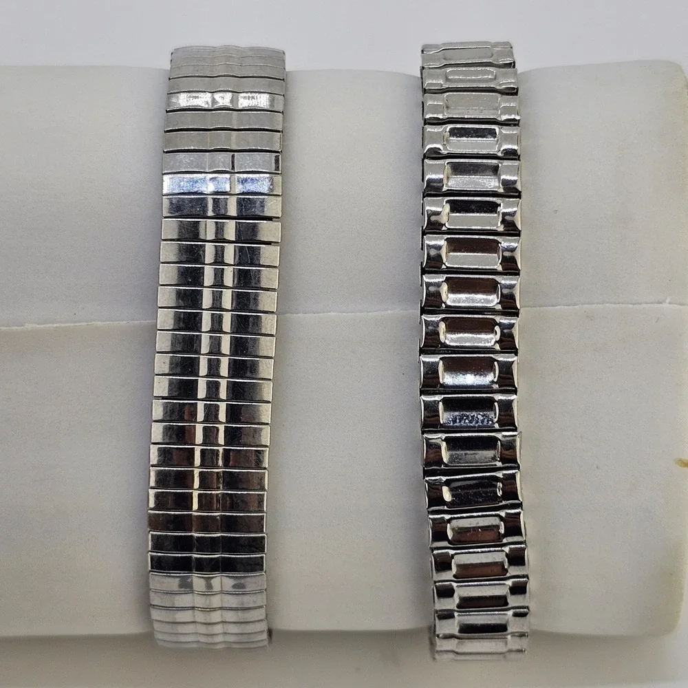 2X Women's Watch‎ 25-28MM Gray Dial Gray Expandable Band 6